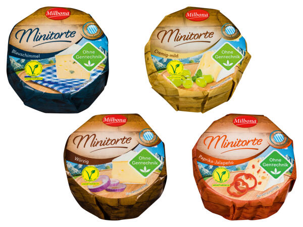 Weichkäse-Minitorte