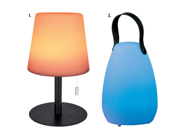 Lampe de table d'extérieur à batterie