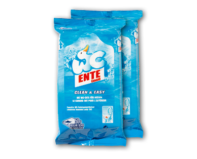Lingettes nettoyantes humides WC ENTE