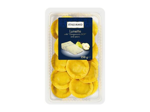 Lunette with Gorgonzola DOP & pears