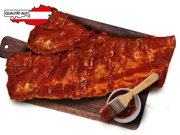 Spare Ribs mariniert