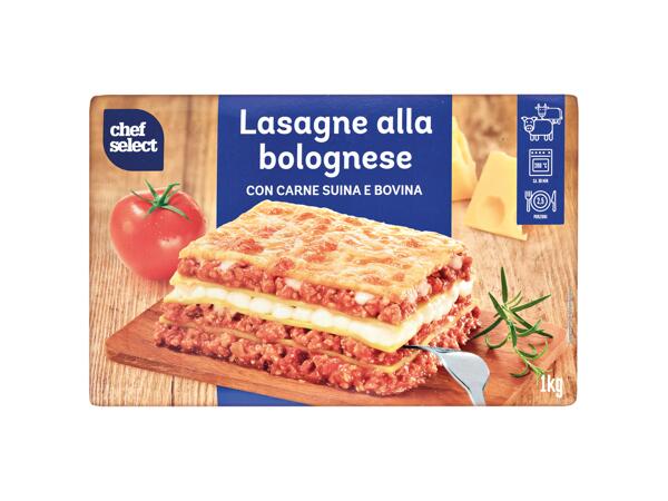 Bolognese lasagna