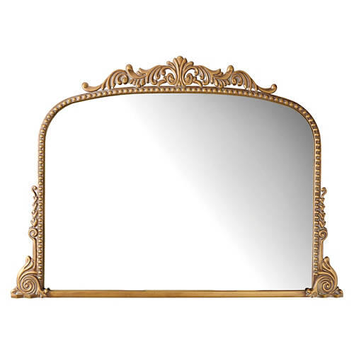 Arched Shaped Vintage Style Gilt Mirror