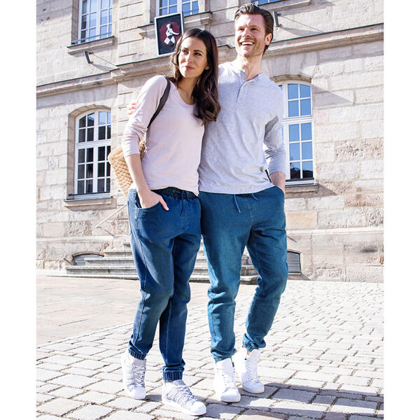 Sweat Denim Jogg-Jeans