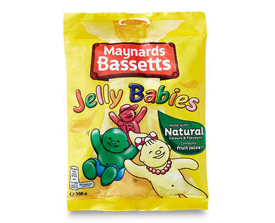 Maynards Bassetts Wine Pastilles 160g, Wine Gums 190g or Jelly Babies 190g