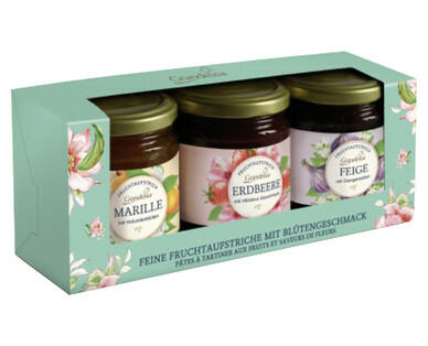 GRANDESSA
COFFRET CADEAU AVEC PÂTES À TARTINER AUX FRUITS