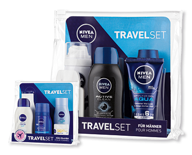 Set de voyage pour femmes/hommes NIVEA/NIVEA MEN