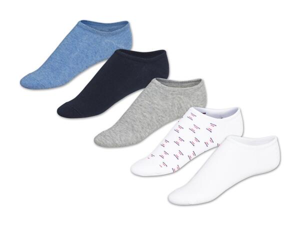 Herren Füßlinge, 5 Paar
