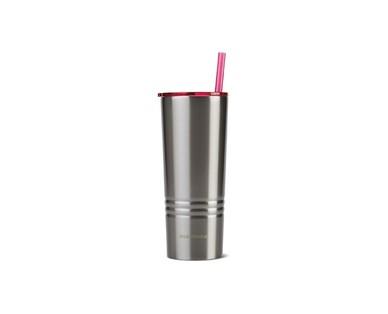 Adventuridge 24-oz. Stainless Steel Tumbler with Straw