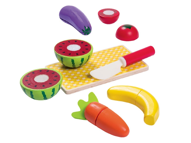 Playtive Junior Wooden Food Toy Set
