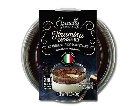 Specially Selected 
 Imported Italian Dessert Tiramisu or Raspberry Mousse