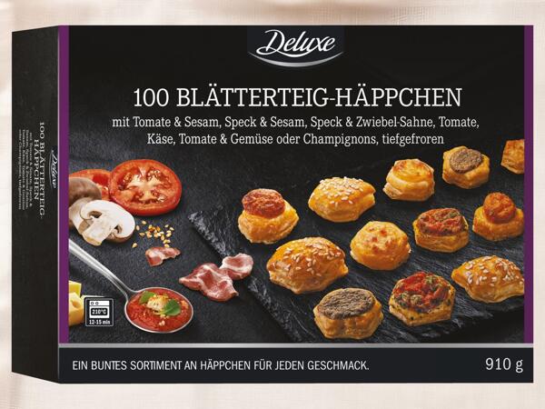 100 Mini Blätterteighäppchen