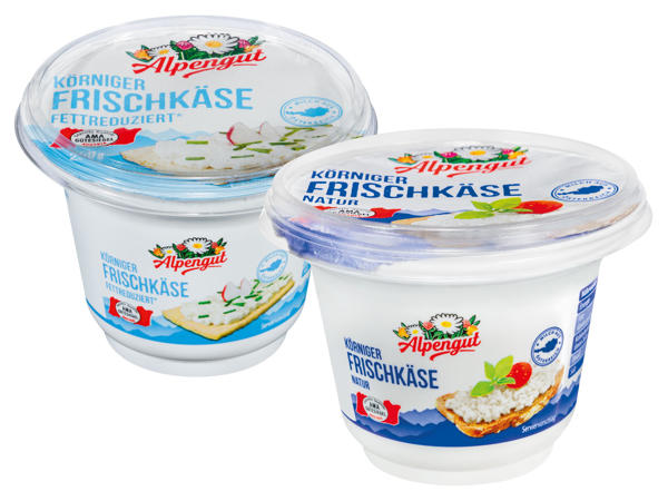 ALPENGUT Körniger Frischkäse