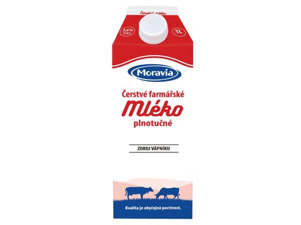 ČERSTVÉ FARMÁŘSKÉ MLÉKO