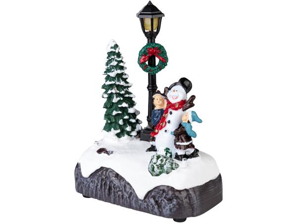 Small Christmas Scene with LEDs