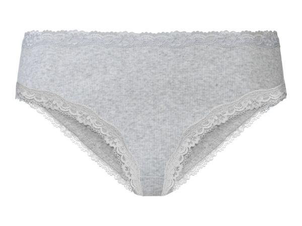 Esmara Ladies' Lace Trim Briefs - 5 Pack