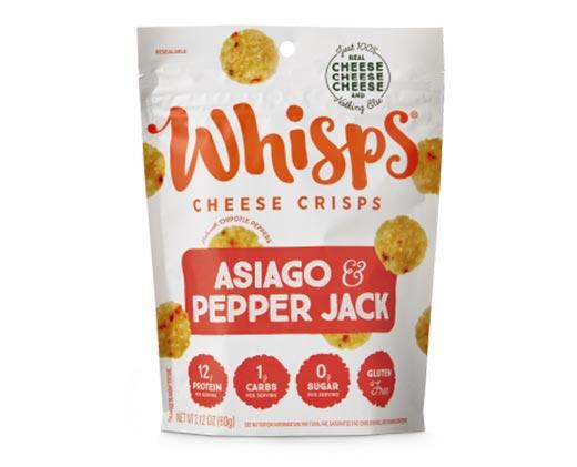 Whisps 
 Cheese Crisps Tangy Ranch or Asiago Pepper Jack