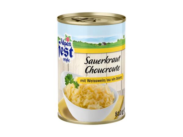 Choucroute au vin blanc