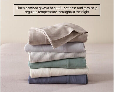 Linen Bamboo Sheet Set - Queen Size