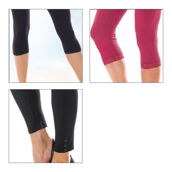 Viskose-Leggings oder -Capri