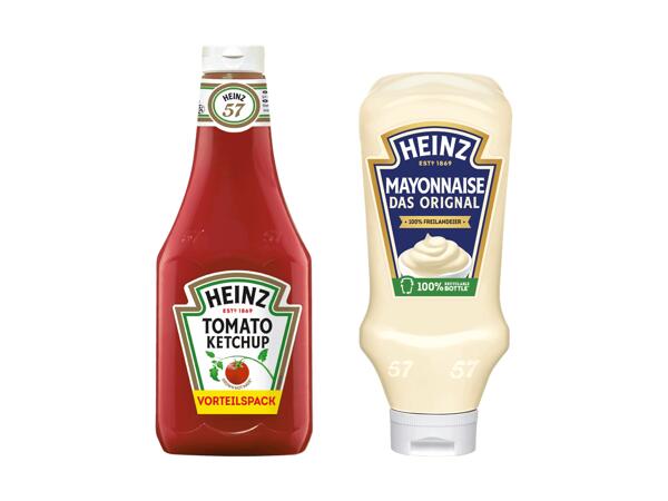 Mayonnaise oder Tomatenketchup