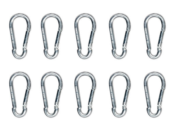 Carabiner Clips or D-Shackles