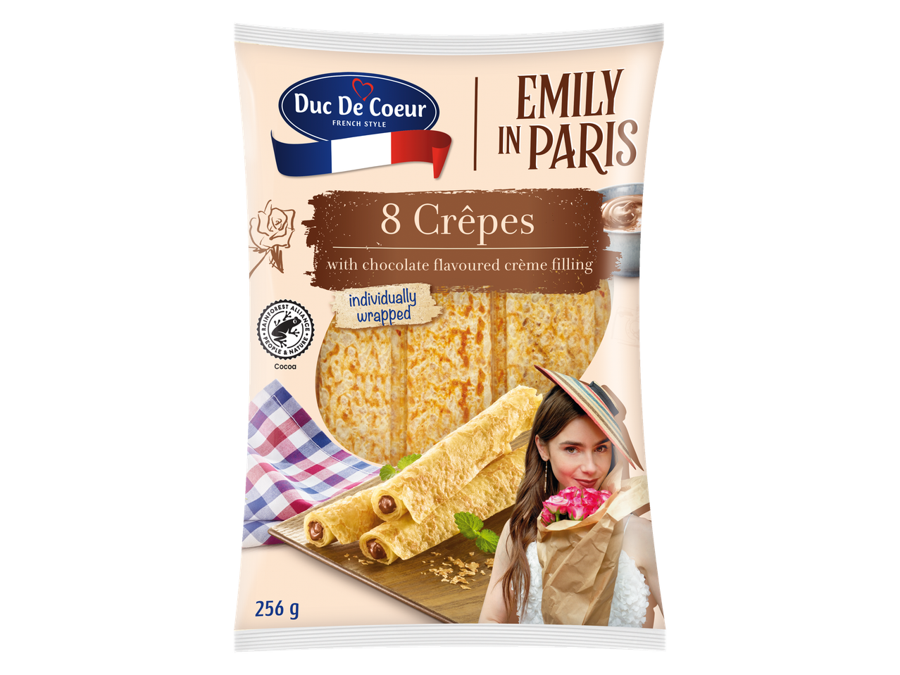 Crêpes with Chocolate Filling