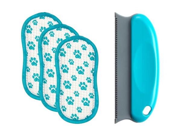 Accessoire pour enlever les poils d'animaux/​éponges de nettoyage, set de 3 Beldray
