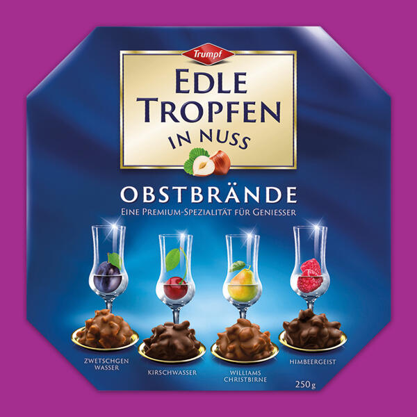 Edle Tropfen in Nuss
