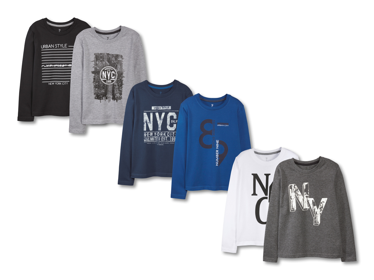 Langarmshirts, 2er1