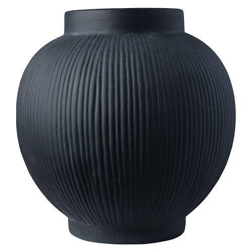 Ceramic Vase - Charcoal