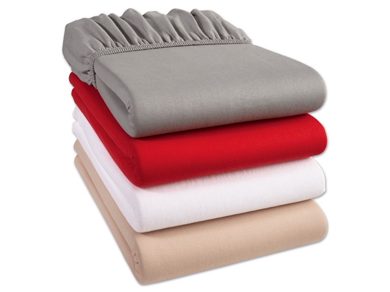 MERADISO(R)PURE COLLECTION Jersey-Spannleintuch, 180-200 x 200 cm
