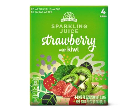 Nature's Nectar 
 Sparkling Strawberry Juice Assorted Varieties
