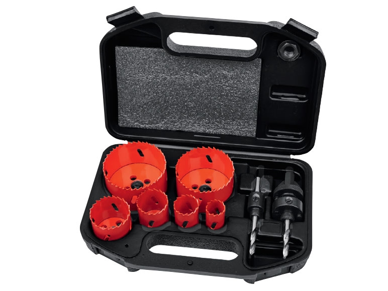 Powerfix Carbide Hole Saw Set or Bi-Metal Hole Saw Set