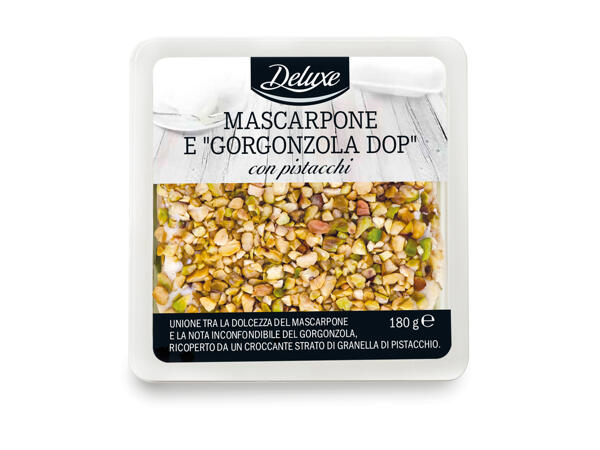 Mascarpone and "Gorgonzola PDO" with Chopped Pistachios