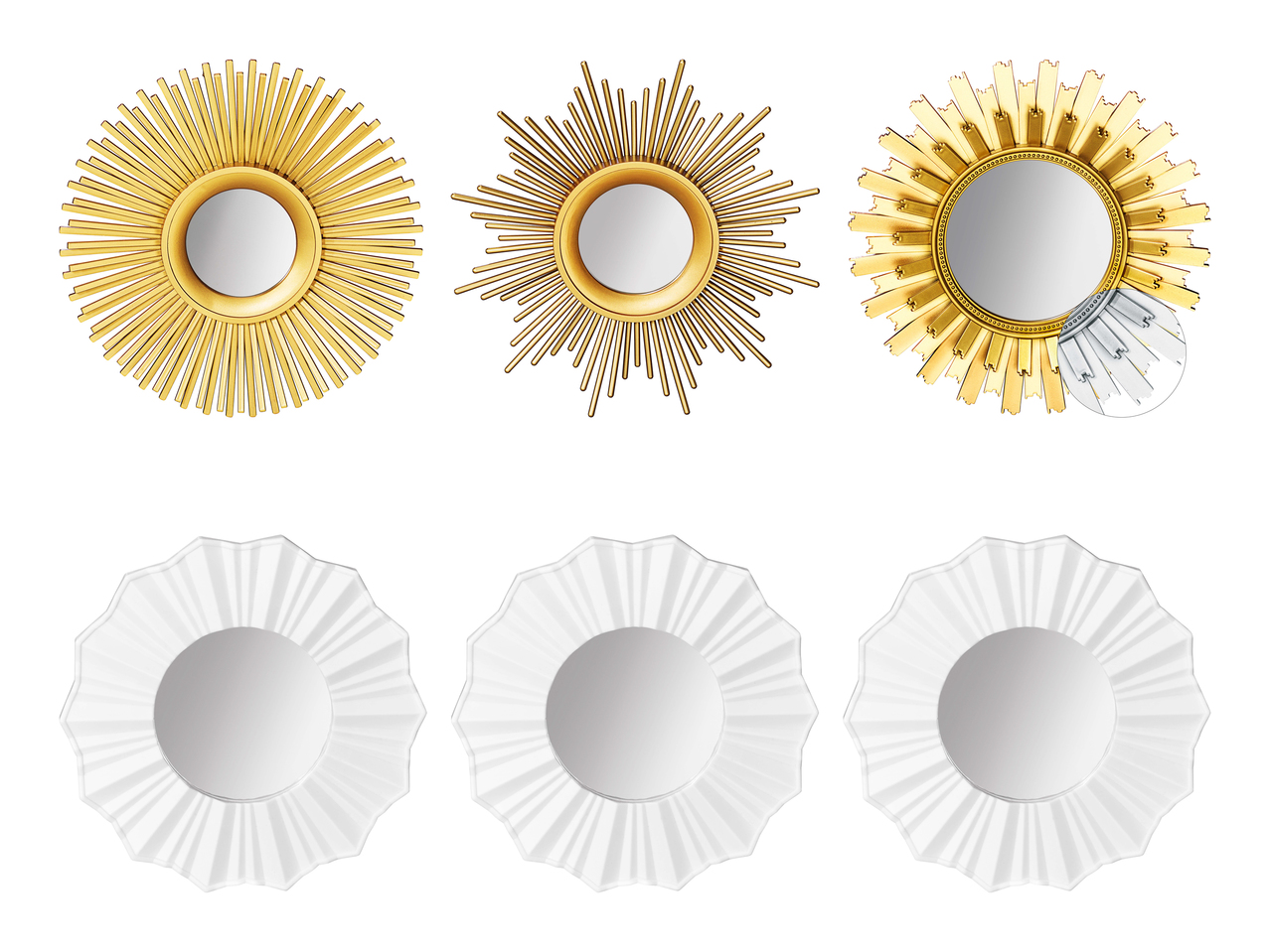 Miroirs, set de 3