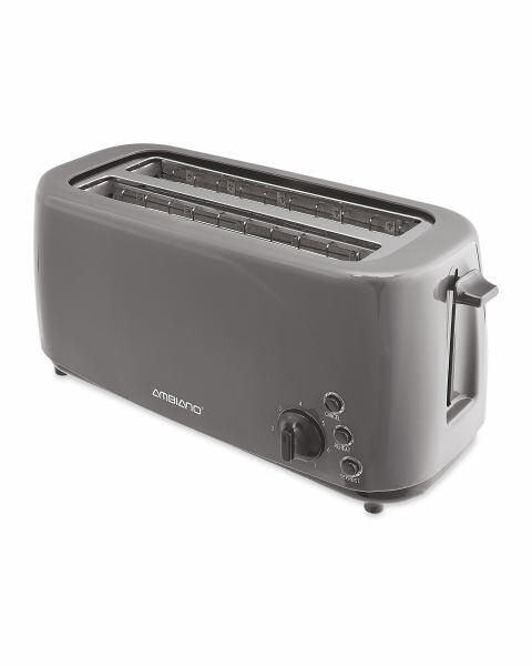 Ambiano Grey Long Slot Toaster