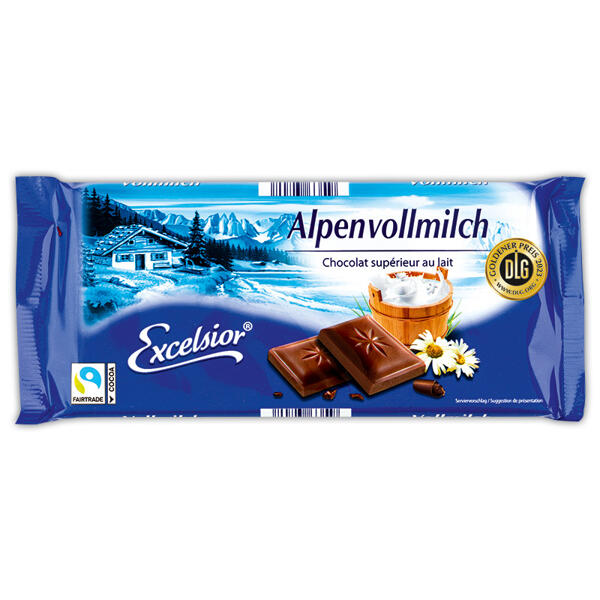 Alpenvollmilch Schokolade