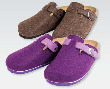 PRO PEDO(R) Damen-/Herren-Filzclogs