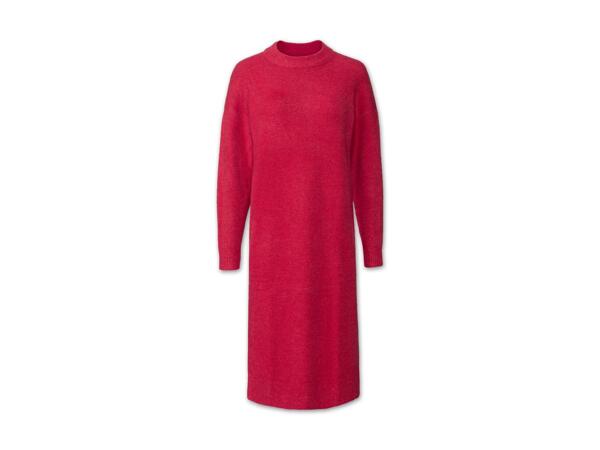 Damen Grobstrick-Pulloverkleid