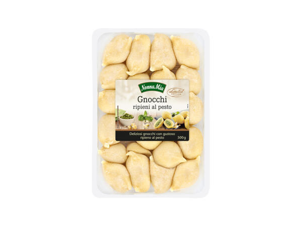 Gnocchi with Pesto filling