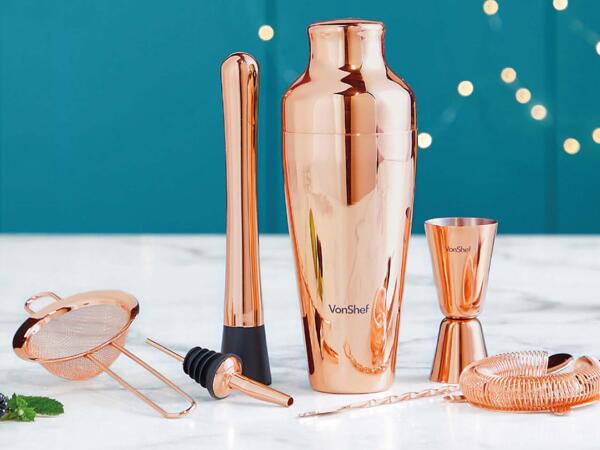 Copper Cocktail Set