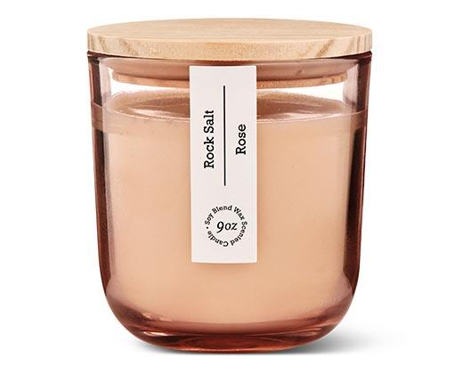 Huntington Home Colored Glass Candle