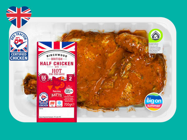 Birchwood British Half Chicken with Hot Piri-Piri Sauce