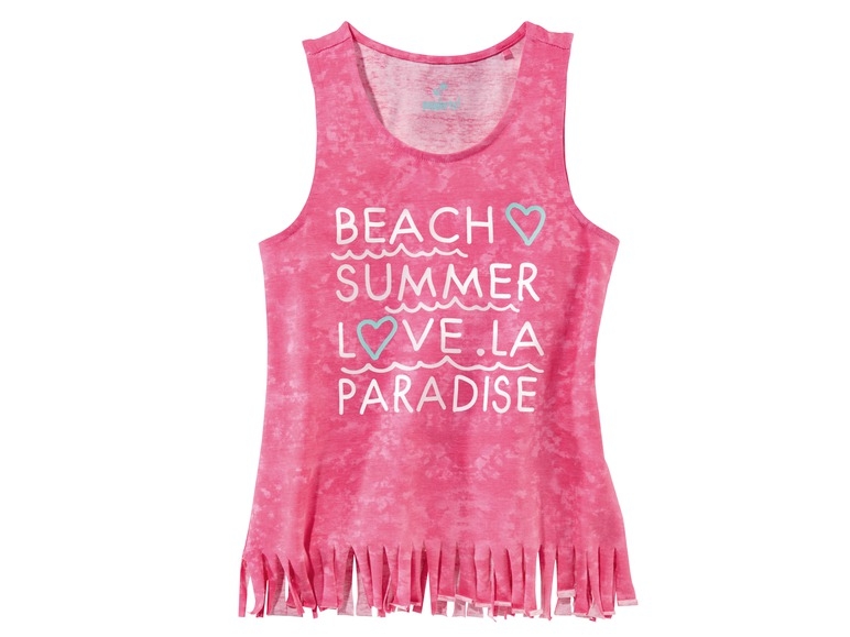 T-shirt zonder mouwen voor meisjes