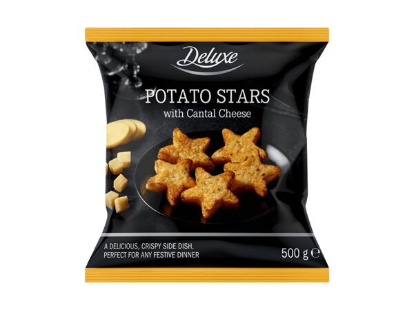 Étoiles de pommes de terre au fromage Cantal