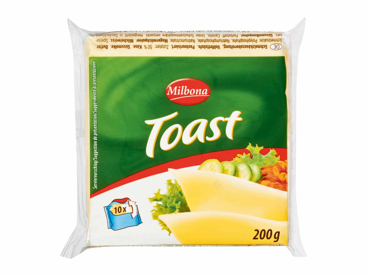 Fromage fondu en tranches