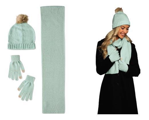 Serra 
 Ladies' 3-Piece Hat, Gloves and Scarf Set