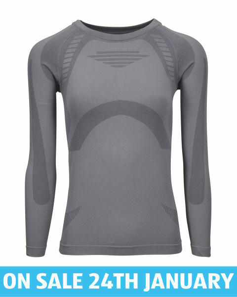 Crane Ladies' Grey Base Layer Top