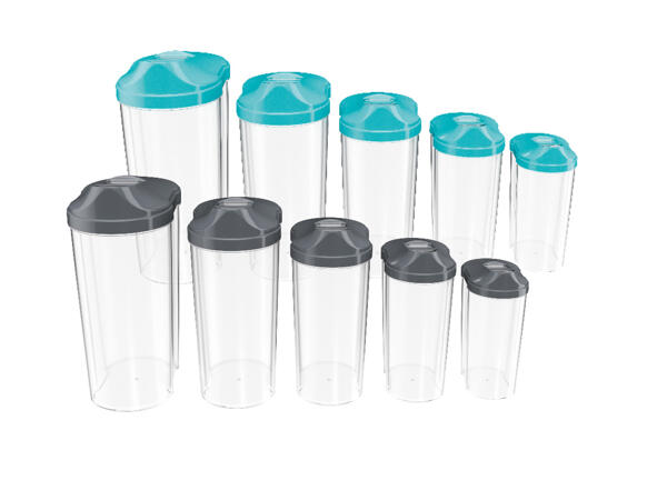 Plastburkar, 5-pack